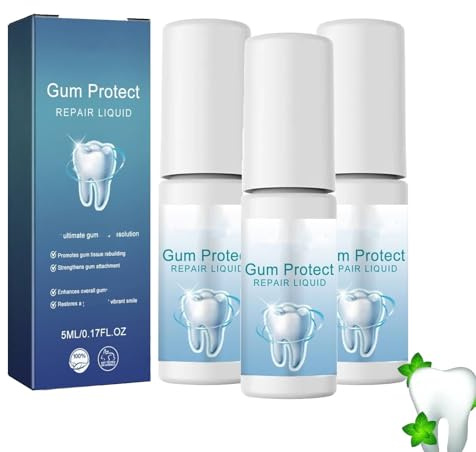 Teeth Whitening Pen, Teeth Repair Gel, Zahnfleisch Therapie Gel, Intensive Fleckenentfernung Zähne Reduzieren Vergilbung, Reparatur Von Zahnfleischrezessionen, Protect Gums and Oral Care (3)