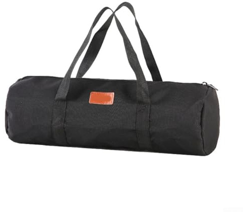 Multi Purpose Camping Tool Bag for Tent Pegs, Ropes, and Accessories, Constructed with 900D Oxford Cloth and Reinforced Carry Handle (Black)