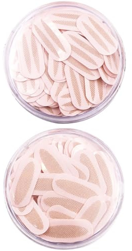 Generic Cinta para Párpados Doble Invisible 300 Unidades (150 en Forma de Oliva 150 Media Luna) Ligera, Transpirable Marcas para Levantamiento Natural de Ojos Caídos y Maquillaje