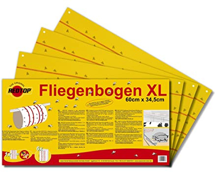 REDTOP Insektenfalle 31091 (L x B) 600 mm x 345 mm, Gelb, 6 Stück