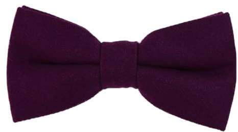 DonDon papillon cotone da uomo 12 x 6 cm già legato e infinitamente regolabile - bacca