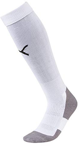 PUMA Herren Liga Socks Core Stutzen, Puma White-Puma Black, 43-46 (Herstellergröße: 4 )