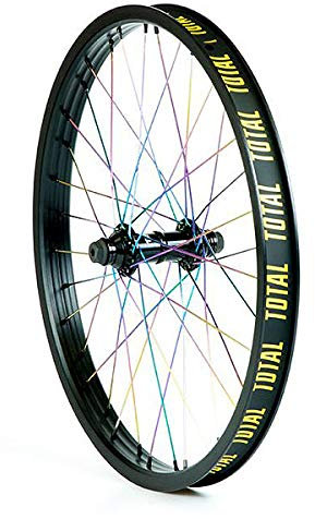 Total BMX Techfire 20 BMX Rad Vorne (Black/Rainbow)