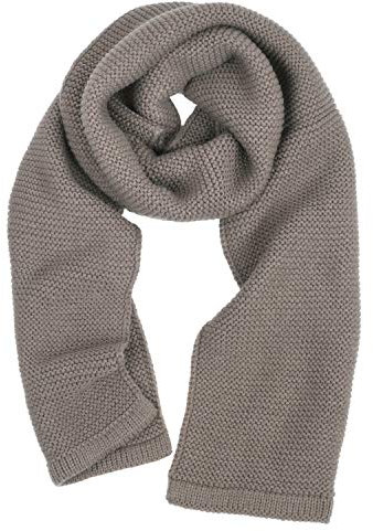PB-SOAR Damen Herren Klassischer Schal Strickschal Halstuch Winterschal 200 x 26cm, Warm und Lang (Khaki)