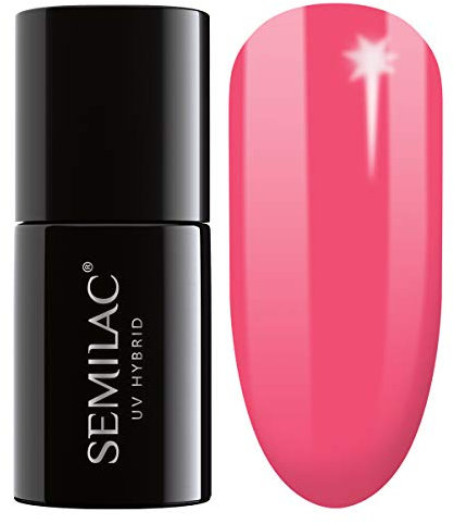 SEMILAC Gel Nail Polish 542 Kiss & Ride - Full Coverage Gel Polish - Soak Off Easy To Use LED/UV Nail Lamp - Long Lasting Manicure and Pedicure up to 3 weeks