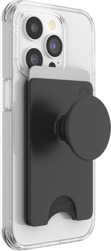 PopSockets PopWallet+ med Integrerad Swappable PopTop för Smartphones och Surfplattor - Black