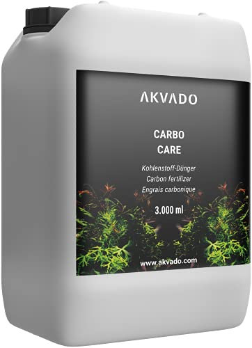 Akvado Carbo Care - Flüssiger Kohlenstoff Dünger für schnellen und gesunden Pflanzenwuchs, 3000 ml