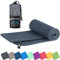Fit-Flip Mikrofaser Handtuch - kompakte Microfaser Handtücher - ideal als Sporthandtuch, Reisehandtuch, Strandtuch - schnelltrocknend und leicht - Badetuch groß (1x 40x80cm, Dunkelgrau)
