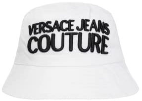 VERSACE JEANS COUTURE Bucket Hat, Fischerhut, Anglerhut, Weiß Größe M