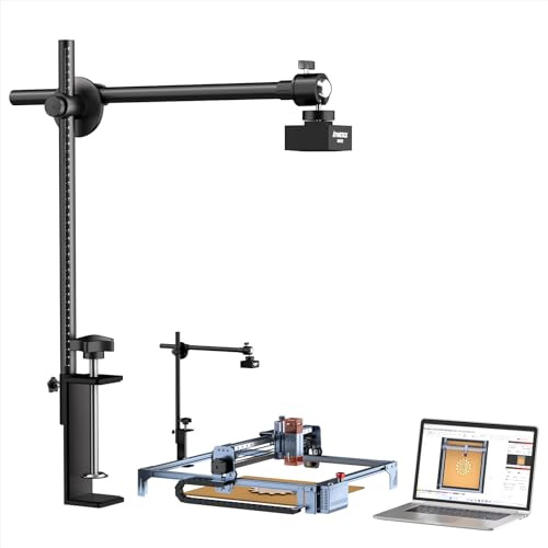 ATOMSTACK AC1 Lightburn Telecamera per incisione laser, 500 W pixel, con posizionamento preciso, fotografia time-lapse, obiettivo industriale grandangolare, adatta a tutte le marche