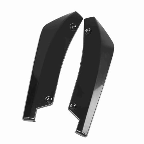 Universal Black Car Rear Bumper Lip Splitter Side Skirt Canard Protector for Most Models