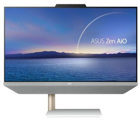 ASUS Zen AIO Ordinateur de bureau à écran tactile FHD 23,8 antireflet, processeur AMD Ryzen 7 5825U 8 cœurs, 16 Go de RAM DDR4, SSD 512 Go, clavier et souris, Wi-Fi 6, Ethernet, Windows 11 Pro