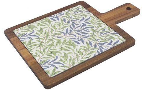 The Leonardo Collection William Morris Planche à découper en bois d'acacia en forme de branche de saule - Accessoire de cuisine décoratif - Idéal pour la préparation des aliments, le service et les
