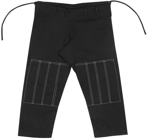 FANCYPUMPKIN Leichtige Brazilian Jiu Jitsu Hose BJJ Gi Trainingshose BJJ Jiu Jitsu-M4 Schwarz