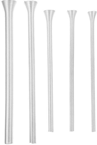 HYTROVE Dobladora de Tubos de Resorte para Aire Acondicionado 5 Piezas Juego de Dobladores Internos de Tubos de Acero para Mantenimiento de Refrigeración Uso Profesional