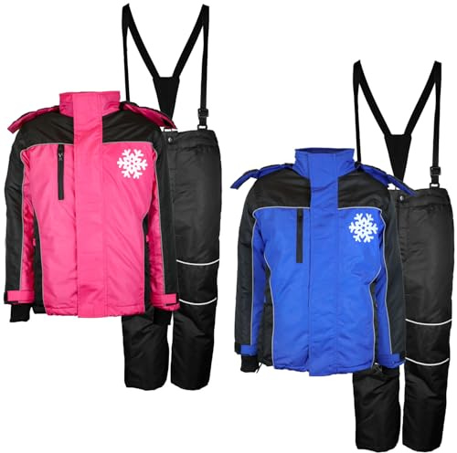 MS-Trachten Kinder Skianzug 2tlg Set Skijacke mit Skihose Mädchen Jungen - Schneeanzug Olli zweiteilig