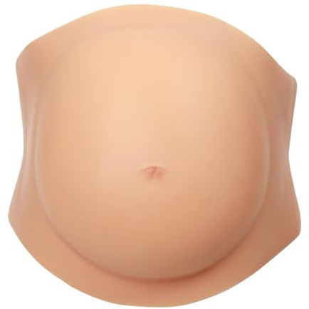 Generisch Pregnant Belly Joke Item for Pranks, Pregnancy Fancy Dress Silicone Belly for Fancy Dress Party Office Cosplay Photography Stage Performance and Film
