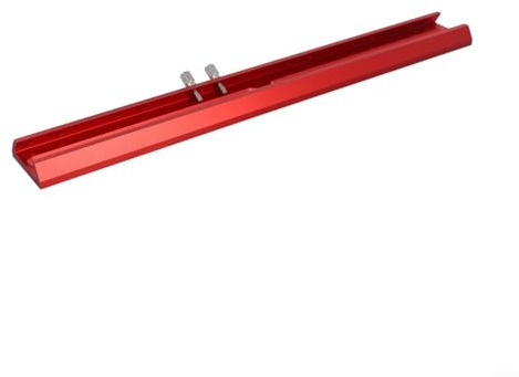 Telescopio astronómico de cola de milano, base de alcance, riel guía de aleación de aluminio con ranura de 60 grados para buscador, guía o caja inteligente, accesorio de montaje rojo para entusiastas