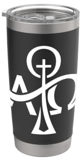 Gráfico cruzado de vela pascual Vaso térmico de acero inoxidable de doble pared