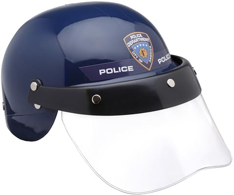 Casco de policía con Visera de Dress Up America - Sombrero de policía de Disfraz para niños - Accesorio de policía