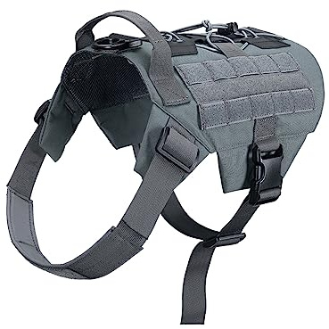 EXCELLENT ELITE SPANKER Taktisches Militär-Hundehalsband mit Metallschnalle | Militär-Hundegeschirr, Cordura-Nylon, Jagd, Wandern, Training, Laufen, für kleine, mittlere und große Hunde