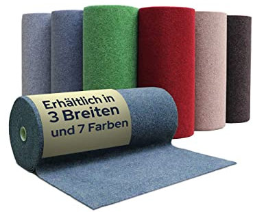 Primaflor Rasenteppich GREEN Meterware – Blau - 4,00m x 5,00m – Outdoor Kunstrasenteppich wetterfest & pflegeleicht