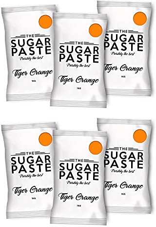 THE SUGAR PASTE™ Tiger Orange Sugarpaste (250G - 6KG) 6kg