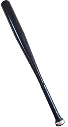 1 Mazza da baseball di 63,5 cm in lega di alluminio leggera per gioco base ball COLORE : NERO