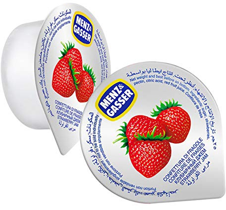 Menz & Gasser Strawberry Jam Portions 100 x 20g