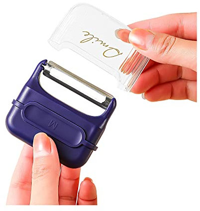 FORTSPANG Pelador Universal para Frutas y Verduras Pelador de Doble Filo/Péndulo para Pepinos Zanahorias - Morado