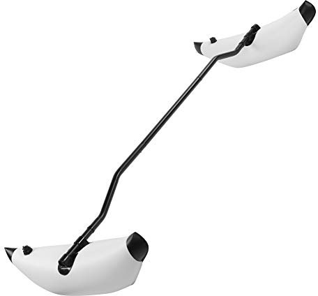 Tbest Stabilizzatore Stabilizzatore per Kayak, Stabilizzatore Gonfiabile per Kayak Kit Stabilizzatore per Canoa in PVC Accessorio Galleggiante per Barca di Bilanciamento (Bianco)
