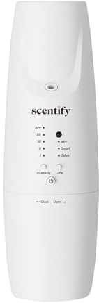 Scentify Plug-in Diffuser V2 - for Home, Office, Spa - Aromatherapy Bluetooth App Control - Waterless Quiet Aroma Essential Oil - 800 sq. ft - 100ml Bottle