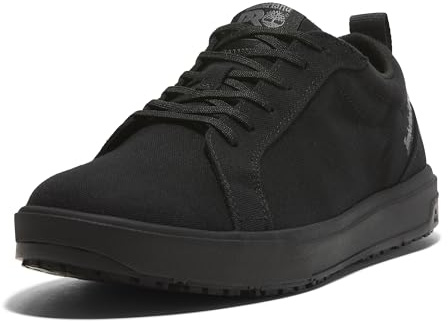 Timberland PRO Unisex Burbank Slip-On Soft Toe Slip Resistant Work Shoe, Black, 9.5W