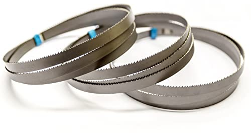 3 nastri per sega a nastro bimetallici SBM M42 HSS 10 x 0,65 mm con 10/14 ZpZ, lunghezza in mm 2240