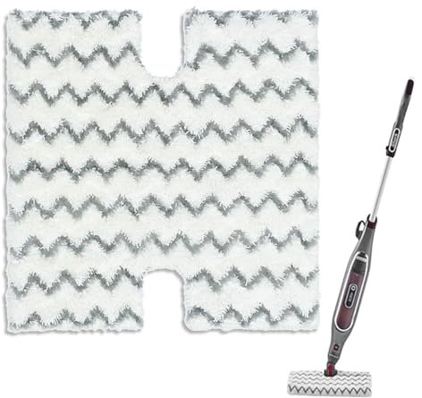 Steam Mop Replacement Pads for Shark S6003UK, Machine Washable Cleaning Pads Pocket Mop for Shark Klik n' Flip S6001Uk S3973 S3973D S5002 S5003D S6002 Steam Cleaner