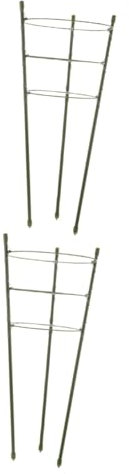 Kisangel 6 Sätze Pflanzenklettergitter Tomatenpflanzer Stand Pfingstrosen Anlage Einsätze pflanzenrankhilfen pflanzenstützen Topfpflanzen-Kletterhalter Klettergerüst für Weinreben Abs Green