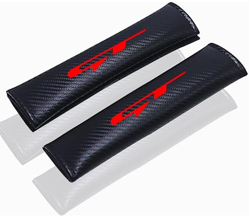 KLHYWEN 2 Pièces Voiture Protège-Ceintures pour K-IA Ceed GT GT Line Protege Ceinture Voiture Amovible Confortable Antidérapant IntéRieur Accessoires,GT Red