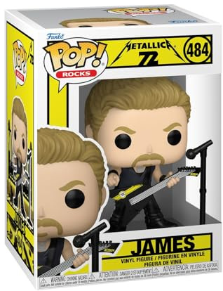 Funko POP! Rocks: Metallica - James - 72 Seasons - Figura in vinile da collezione - Idea regalo - Prodotto ufficiale - Giocattoli per bambini e adulti - Modello di figura per collezionisti