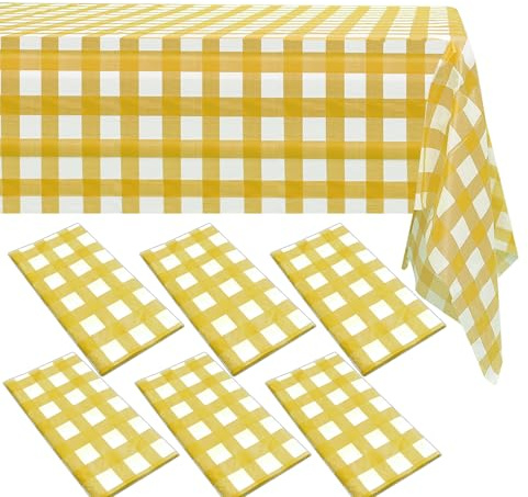 6 manteles de plástico desechables para bodas, 137 x 270 cm, decoración de mesa, color naranja y blanco, diseño de rayas, decoración elegante para eventos en interiores, familiares, exteriores