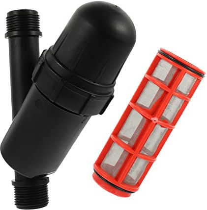 Mipcase Filtro de Riego Ahorrador de Agua de 1 Pulgada Filtro de para Jardinería Resistente a Suciedad y Piedras