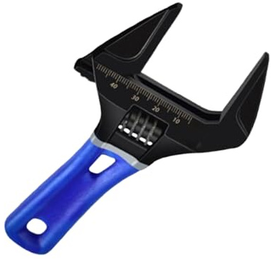 Llave inglesa ajustable, herramientas de mano pequeñas ajustables, llaves de tuerca de metal con aberturas grandes | para el hogar, apartamento, baño, cocina, fontanería, válvula de agua