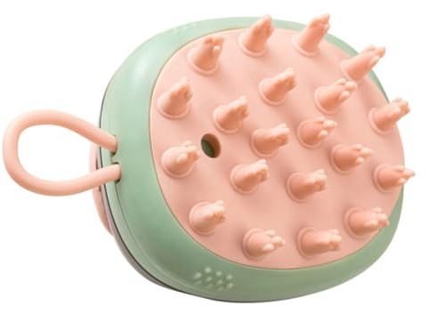 SECFOU Kopfhautmassagegerät Manuelle Shampoo-duschbürste Wasserdichte Haarreinigungsbürste für Verschiedene Haartypen Ergonomisches Design zum Einfachen Verstauen