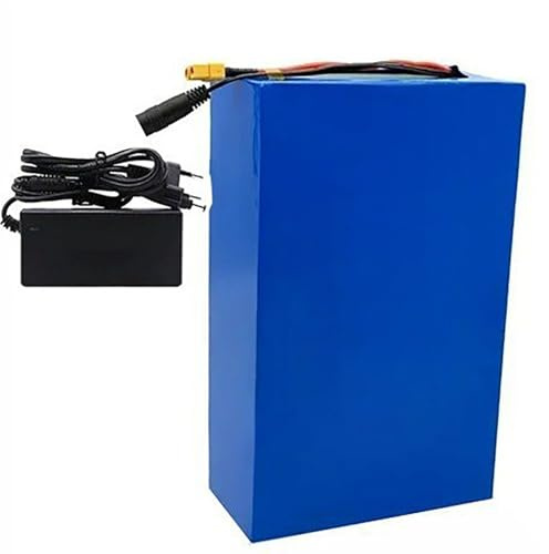 Batería de iones de litio para bicicleta eléctrica de 48 V, 20 Ah, 13S7P, con protección BMS integrada. Ideal para motores de bicicleta eléctrica de 1000 W con un cargador de 54,6 V y 2 A. A,T+DC