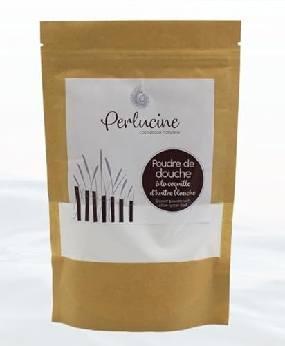 Perlucine - Poudre de Douche à la Coquille d'Huître Blanche - Recharge 200 g