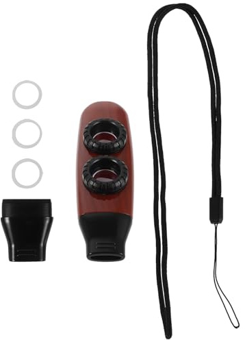 Doppelloch Kazoo aus Kunststoff, 1 Satz, Kleiner Musikinstrument für Kinder | Mundstück und Trageband Enthalten, für Musikalische Zusammenarbeit und Große Bühnen, Leicht zu Lernen, Kompaktes Format