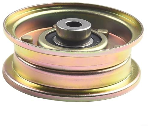 Metall-Mäher Spannrolle Ersatz 756-0981A 756-04224 756-0981 passend für Rasentraktor und Elektrogeräte, 3/8 Zoll Bohrung, 3 1/8 Zoll Durchmesser, 1 1/8 Zoll Höhe