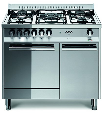 Lofra M95E/C Cucina a Gas, Acciaio