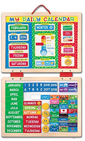 Melissa & Doug My First Daily Magnetic Calendar