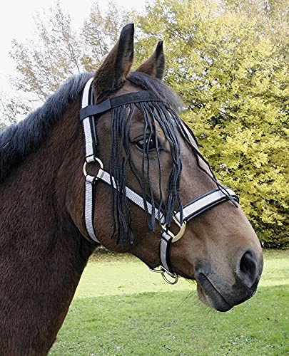 Kerbl CoB Ruban anti-mouches avec fermeture Velcro Noir