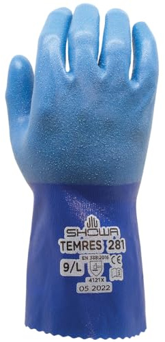 SHOWA Gant ultra-léger avec technologie de microfibre (MFT PRO) et revêtement de paume en mousse de polyuréthane, conçu avec un fil technique, manipulations complexes, Tailles XXL
